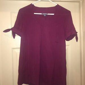 Burgundy Blouse